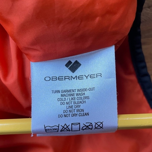 Obermeyer Boys Black and Green Jacket - Medium 8/10 - Picture 7 of 13